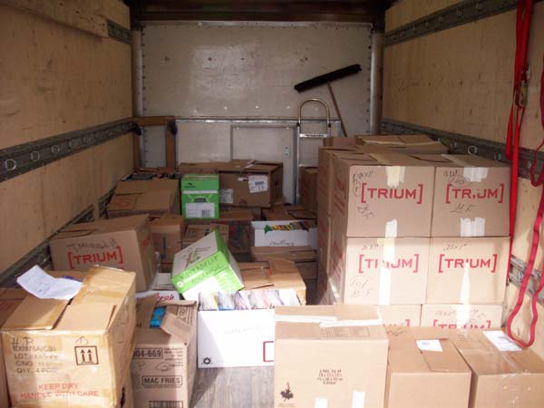 Campagne 2010 - Les camions sont enfin chargs...